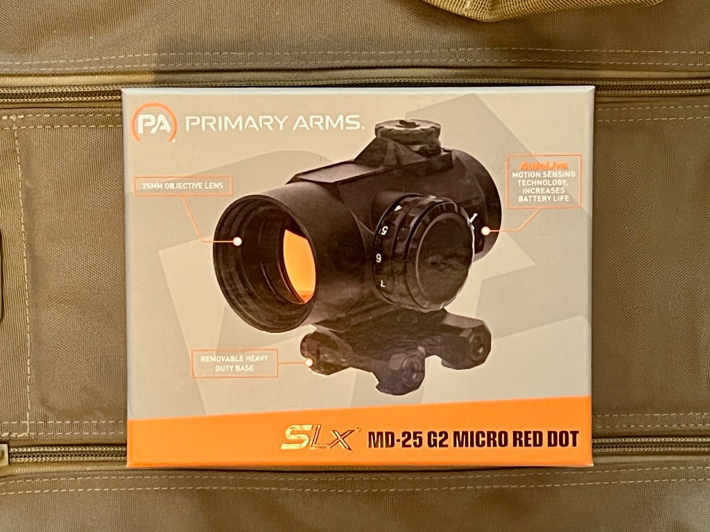 Primary Arms SLx MD-25 G2 Micro Red Dot with the ACSS CQB Reticle